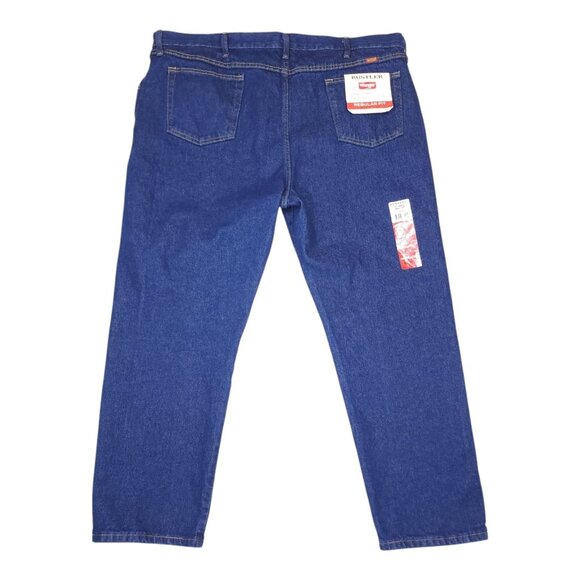 Rustler by Wrangler Mens Heavyweight Denim Jeans 46x30 Regular Fit Straight Leg - Picture 9 of 9